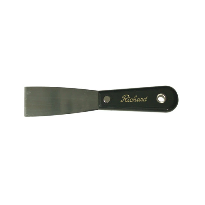Richard Flexible Putty Knife - Black - 1 1/2-in W High Carbon Steel Blade - 3 3/4-in L Polypropylene Handle 3 Richard Flexible Putty Knife - Black - 1 1/2-in W High Carbon Steel Blade - 3 3/4-in L Polypropylene Handle