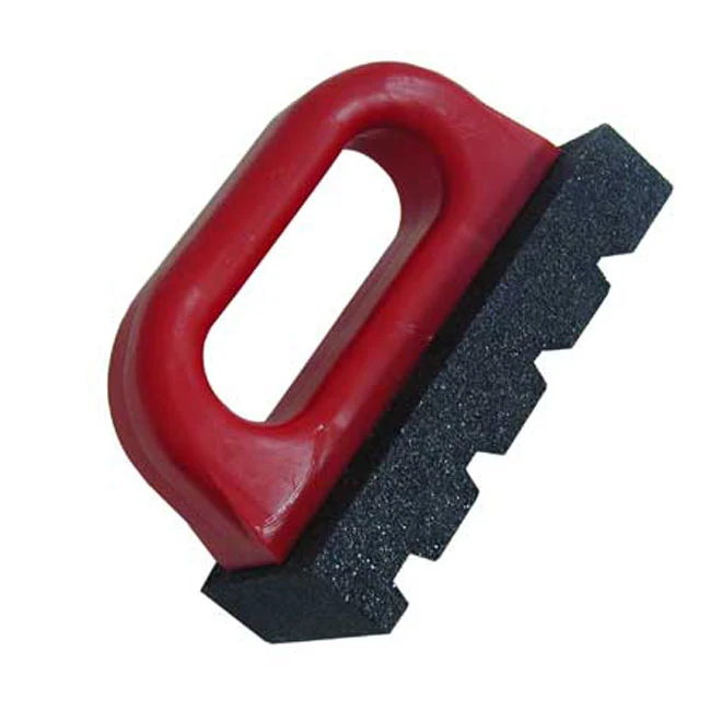 Richard Rubbing Brick - Adhesive Stone Base - Polypropylene Handle - Red 3 Richard Rubbing Brick - Adhesive Stone Base - Polypropylene Handle - Red