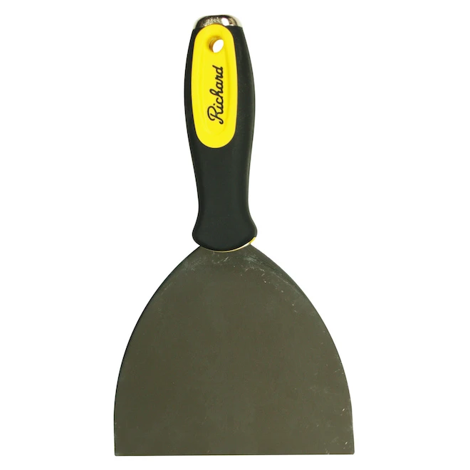Richard Ergo-Grip Taping Knife - High-Carbon Steel Blade - Rubber Handle - 5-in W 3 Richard Ergo-Grip Taping Knife - High-Carbon Steel Blade - Rubber Handle - 5-in W