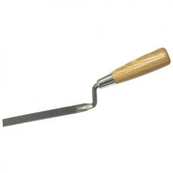 Richard Professional Joint Filler Trowel - High Carbon Steel - 5/8-in W x 6-in L - Hardwood Handle
