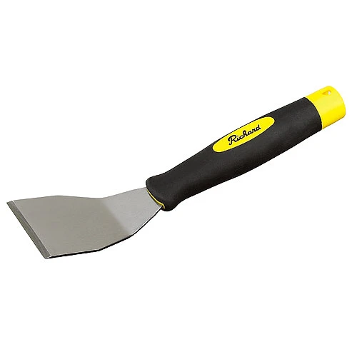 Richard Chisel Bent Scraper - Threaded End - 3-in W Carbon Steel Blade - 7-in L Ergo-Grip Handle 3 Richard Chisel Bent Scraper - Threaded End - 3-in W Carbon Steel Blade - 7-in L Ergo-Grip Handle