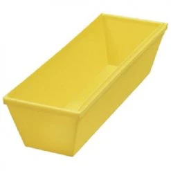 Richard Drywall Mud Pan - Polypropylene - Yellow - 4 5/8-in W x 13 7/8-in L x 3 3/4-in D