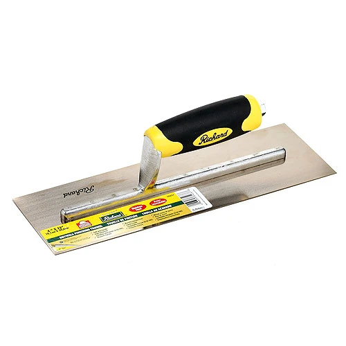 Richard Ergo-Grip Drywall Trowel - Stainless Steel Blade - Riveted Handle - 4-in W x 12-in L 3 Richard Ergo-Grip Drywall Trowel - Stainless Steel Blade - Riveted Handle - 4-in W x 12-in L