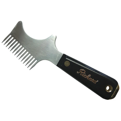 Richard Brush and Roller Cleaner - Polypropylene Handle - Steel Blade with a Comb - Concave 3 Richard Brush and Roller Cleaner - Polypropylene Handle - Steel Blade with a Comb - Concave