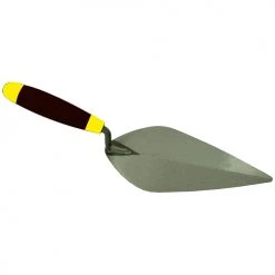 Richard Narrow Brick Trowel - High-Carbon Steel Blade - Rubberized Handle - 15-in L x 4 5/8-in W