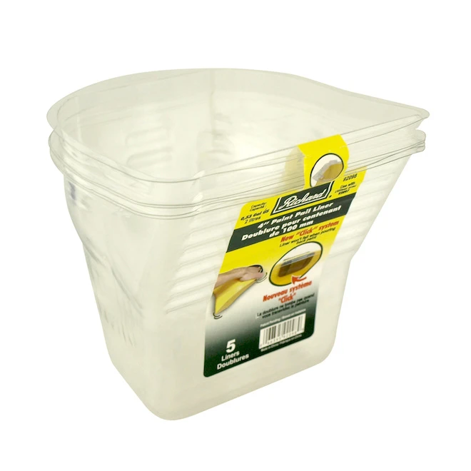 Richard Paint Pail Liners - Clear - 4-in H - 0.53-gal - 25-Pack 3 Richard Paint Pail Liners - Clear - 4-in H - 0.53-gal - 25-Pack