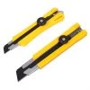 Richard Snap-Off Utility Knife Set - 18-mm and 25-mm - ABS Plastic and Steel - Yellow and Black -RICHARD Sales 02715590 L